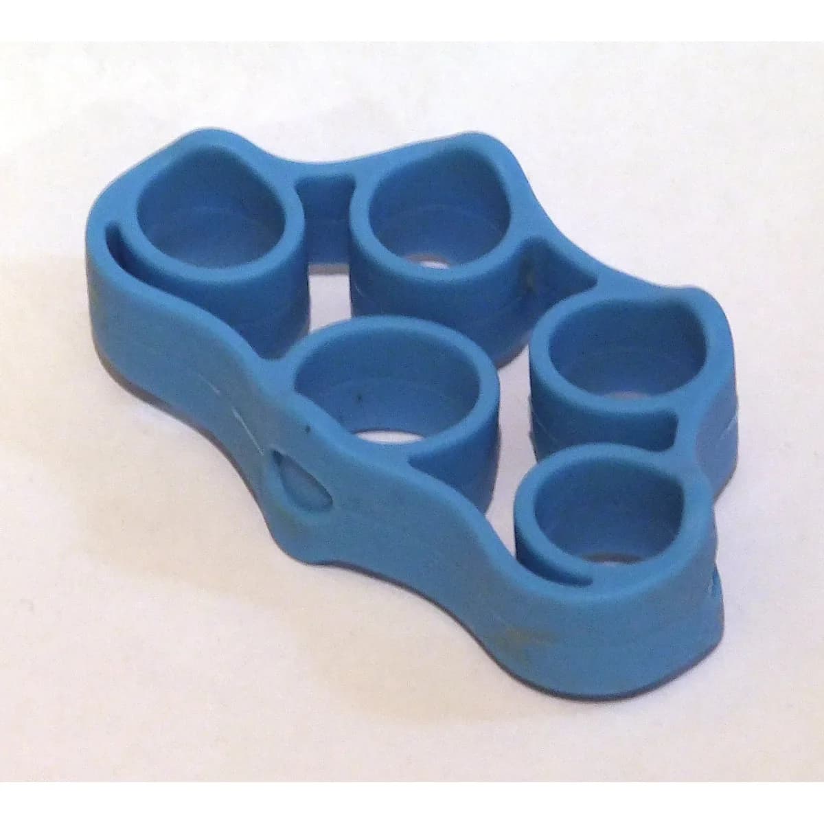 Exercitador de dedos e mão em silicone azul