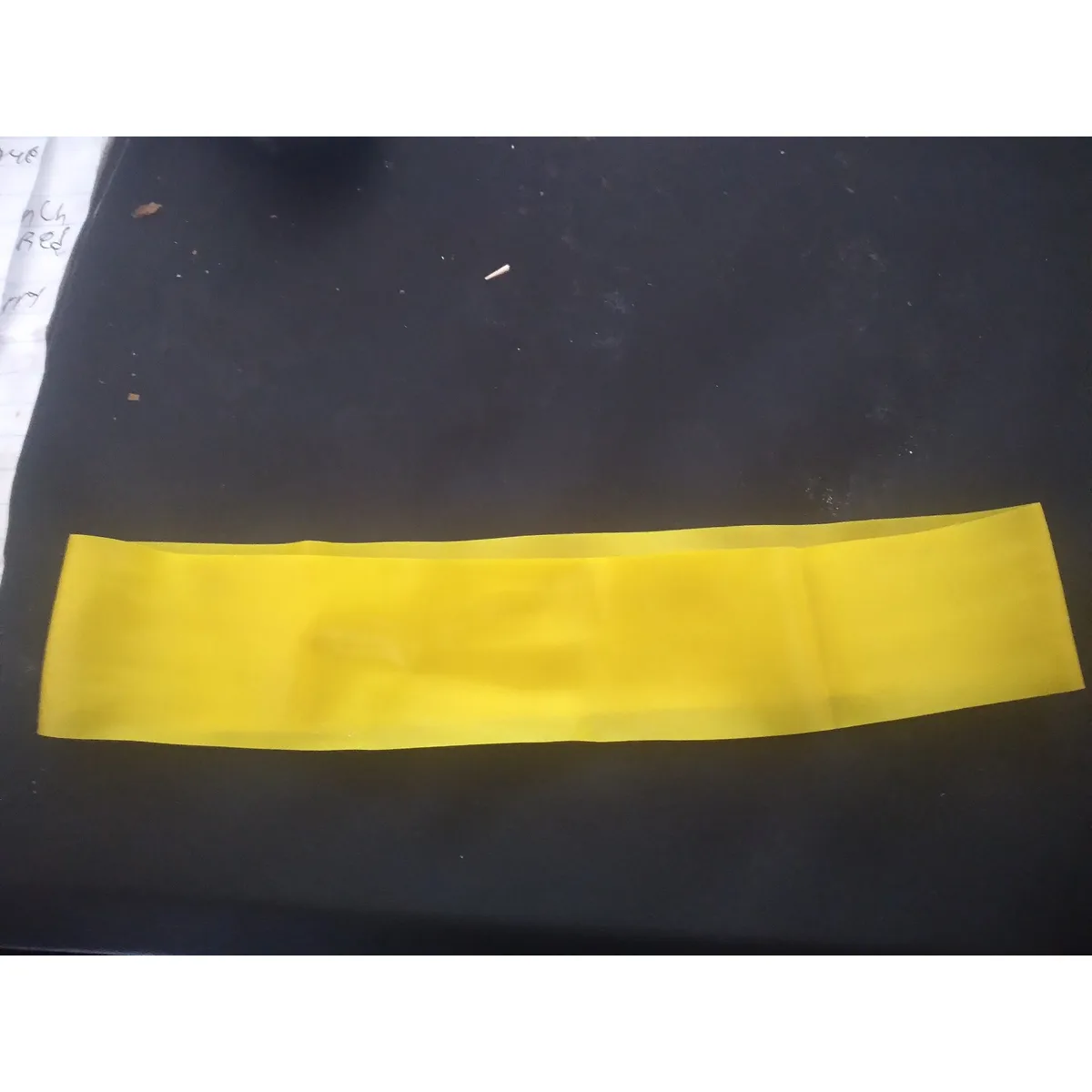 Faixa elástica de resistência amarela